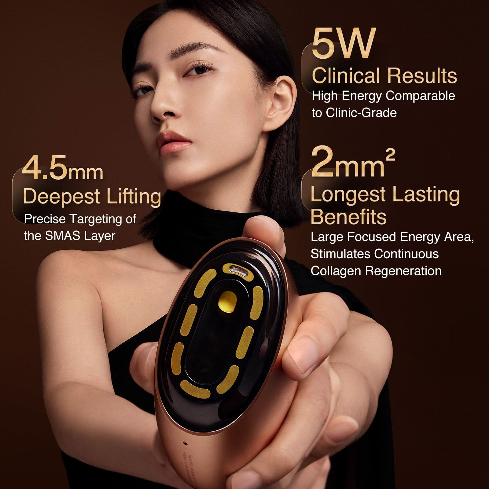 AMIRO U1 UltraLift Skin Tightening Ultrasound Facial Device