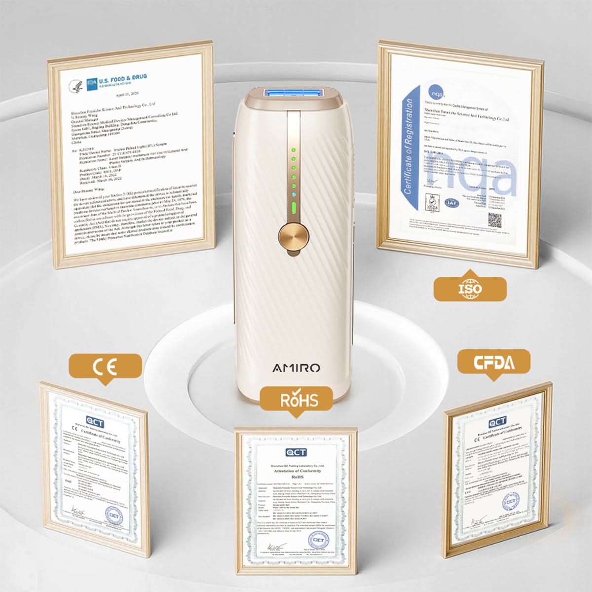 AMIRO IceSmooth Hair Removal IPL Device