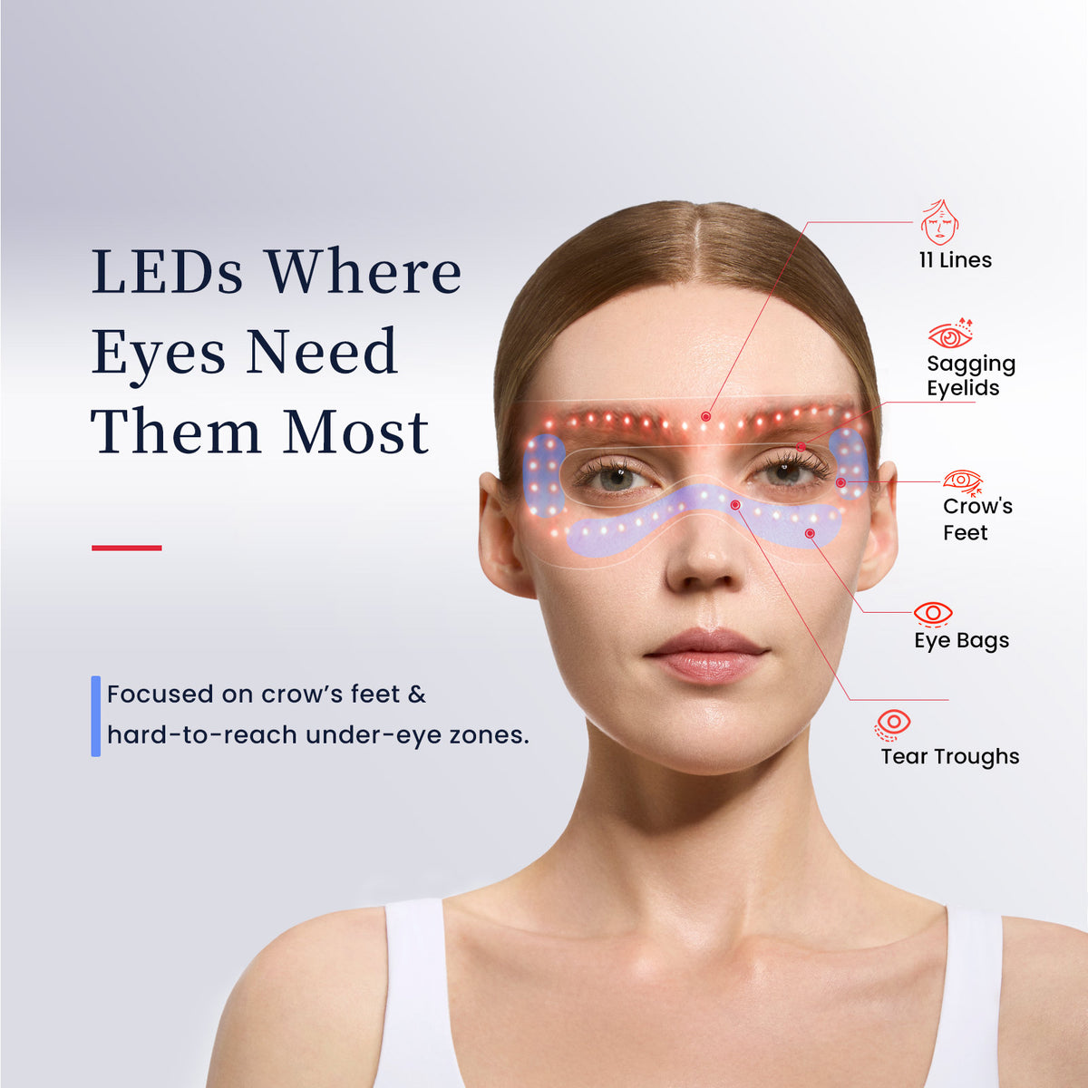 AMIRO Spectra LED Eye Mask