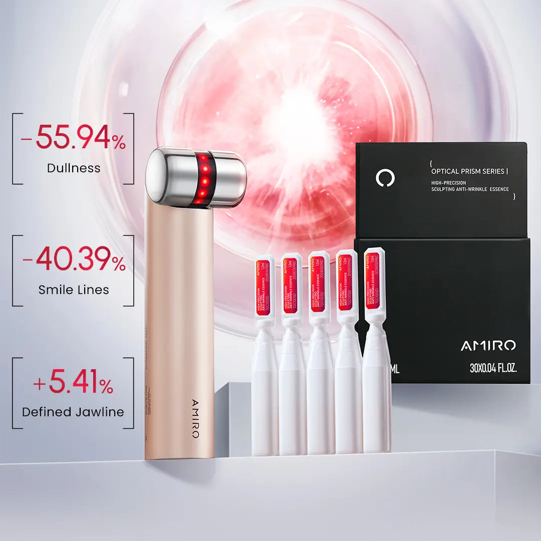 HydraGlow Booster<br><small>Red Light & Microcurrent + PDRN Serum Kit</small>