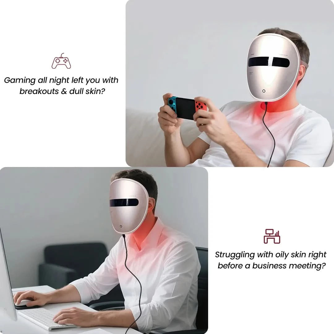 AMIRO Spectra 5-in-1 LED Light Therapy Facial Mask