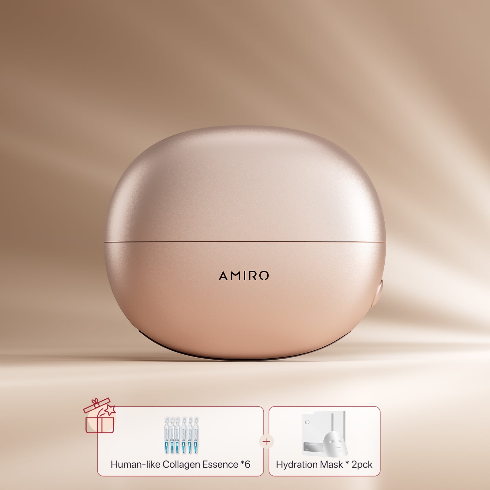 AMIRO GlowBooster Microcurrent LED Facial Device