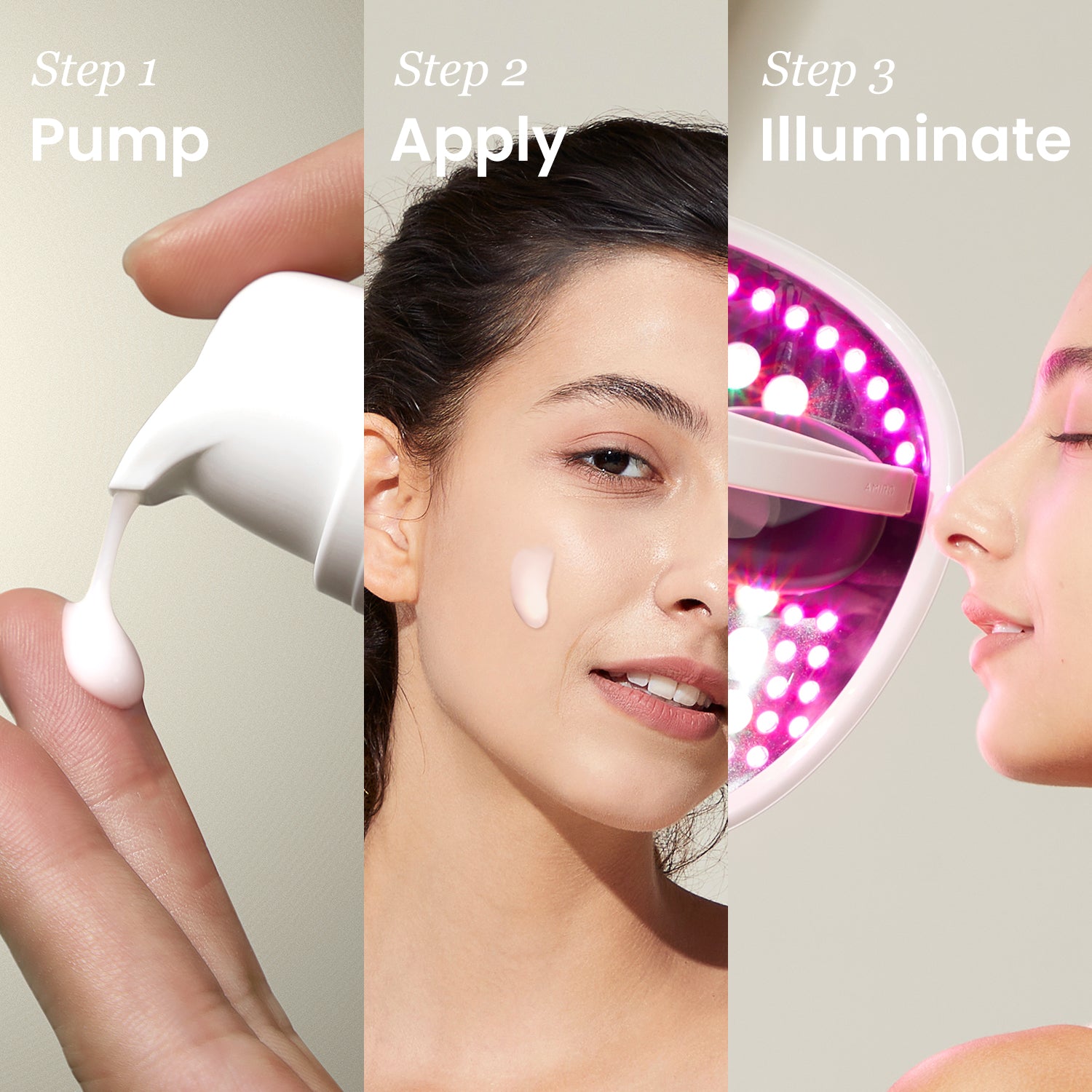 AMIRO Spectra 5-in-1 LED Light Therapy Facial Mask