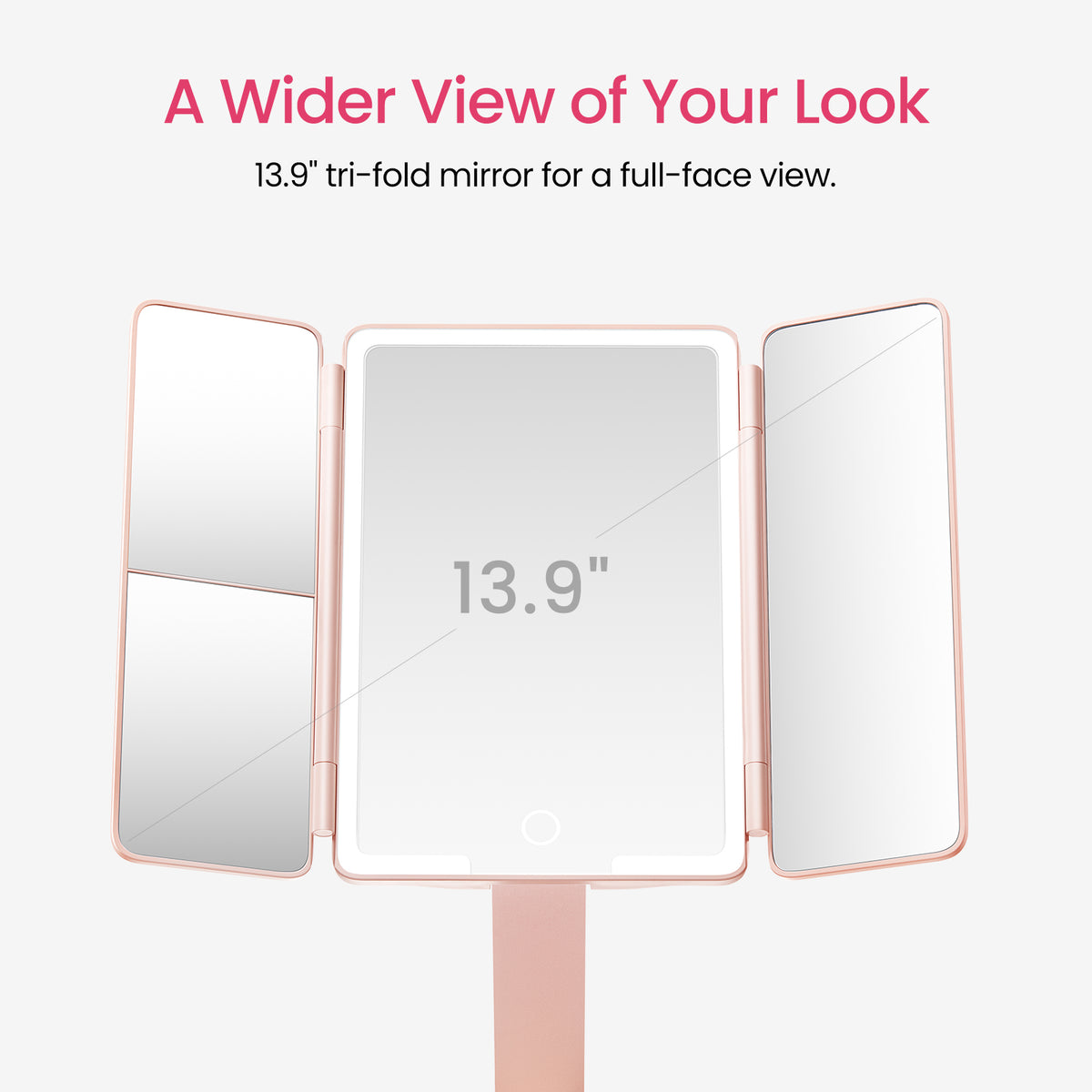AMIRO HD Togo Folding Makeup Mirror