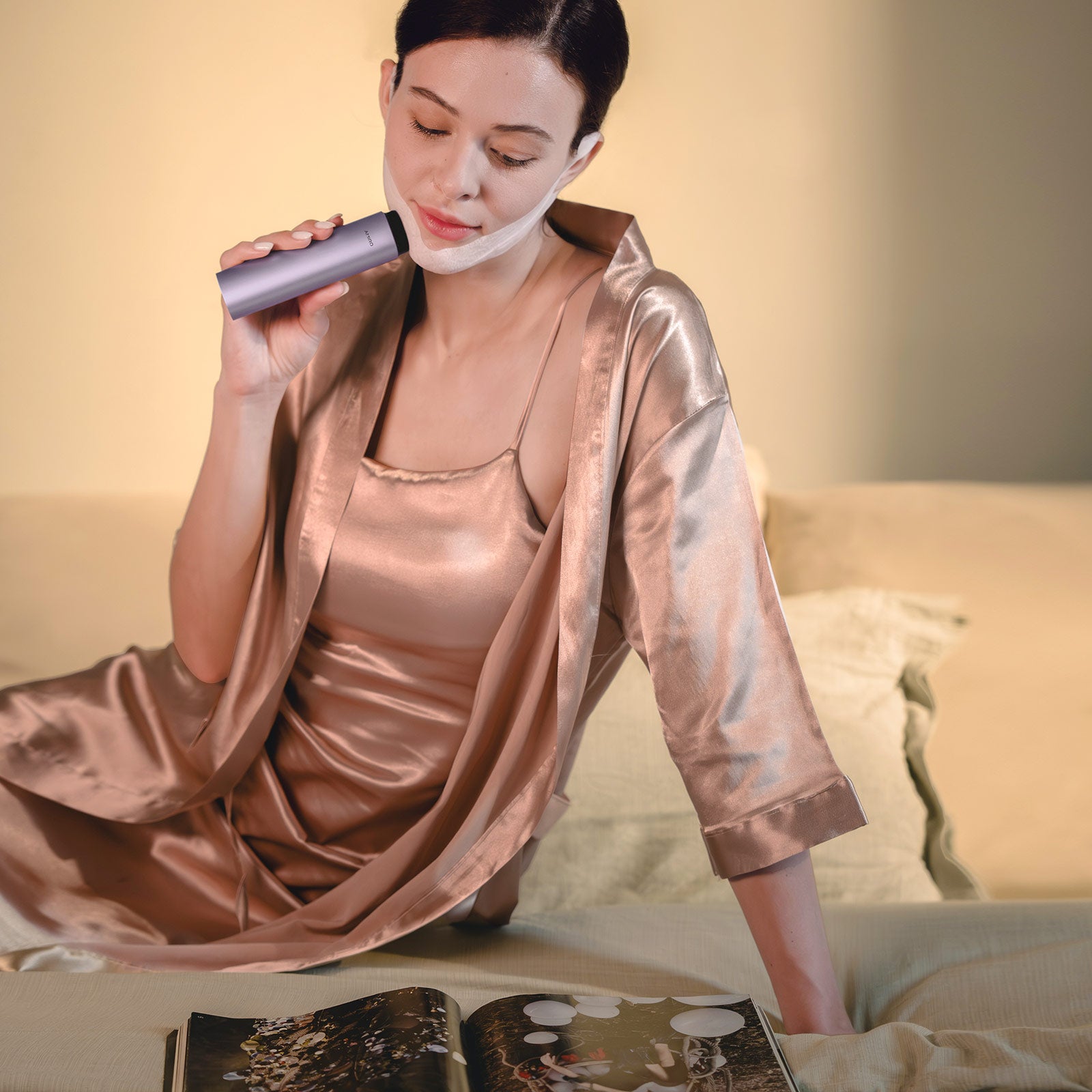 R3 Turbo Radio Frequency Microcurrent device for jawline lifting at home