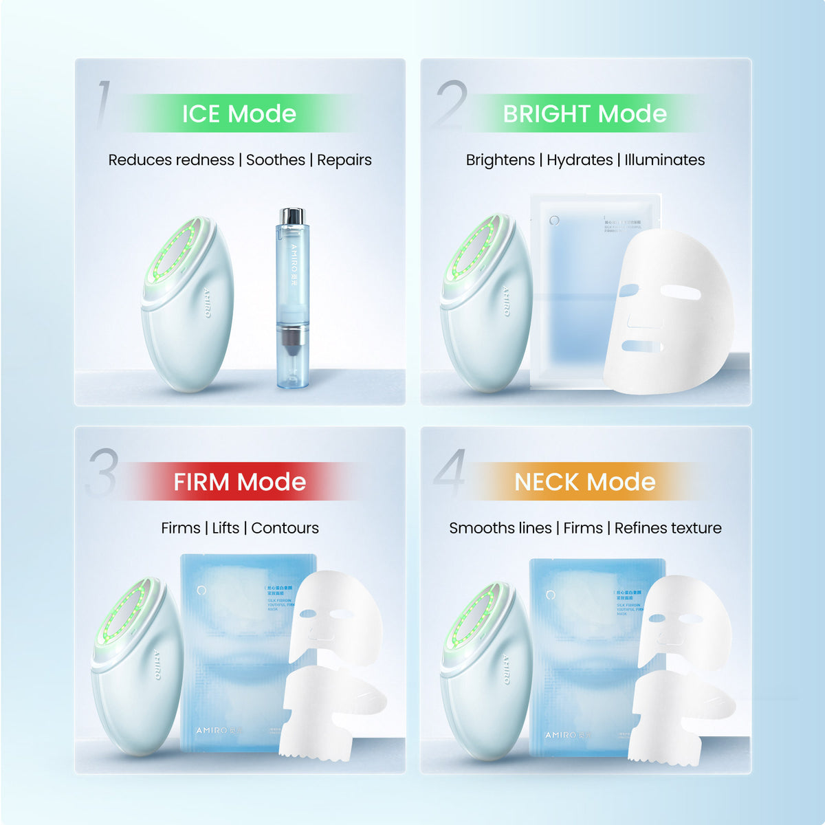 AMIRO 4-in-1 CryoLift Facial Device