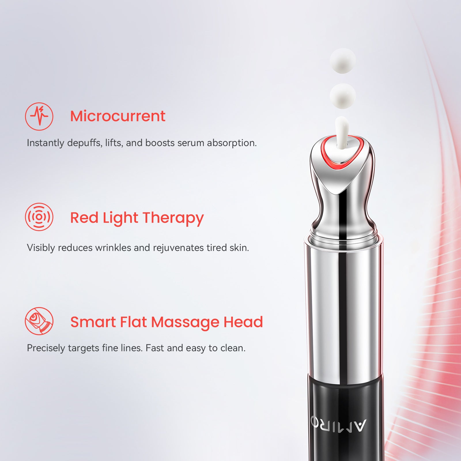 AMIRO EyeGlow Red Light & Microcurrent Eye Cream