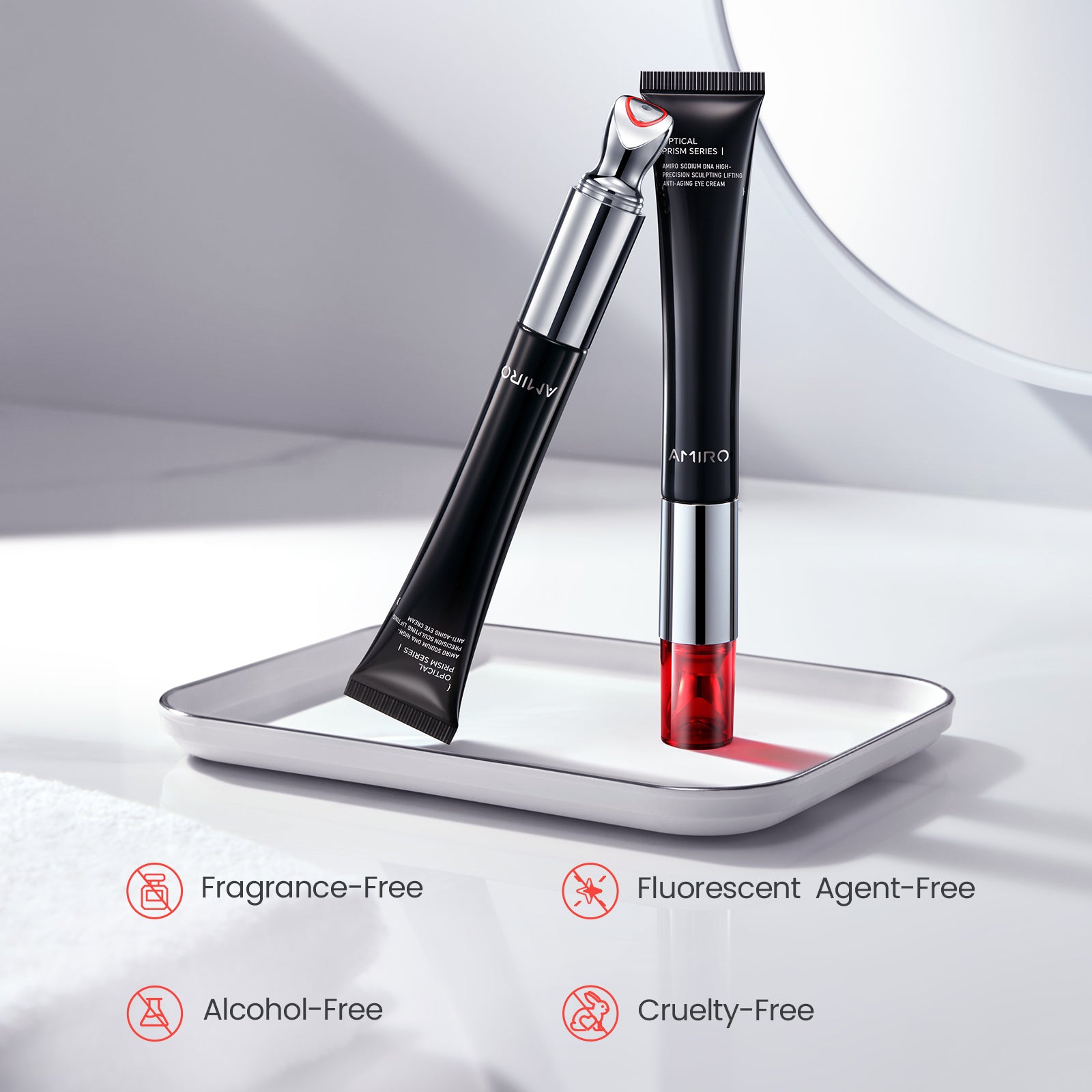 AMIRO EyeGlow Red Light & Microcurrent Eye Cream