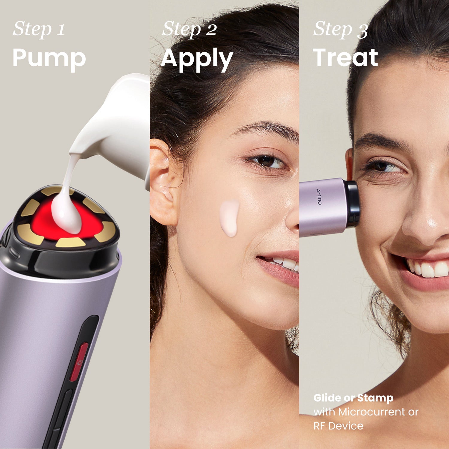 AMIRO R3 Turbo Facial RF Dispositivo de ajuste de la piel