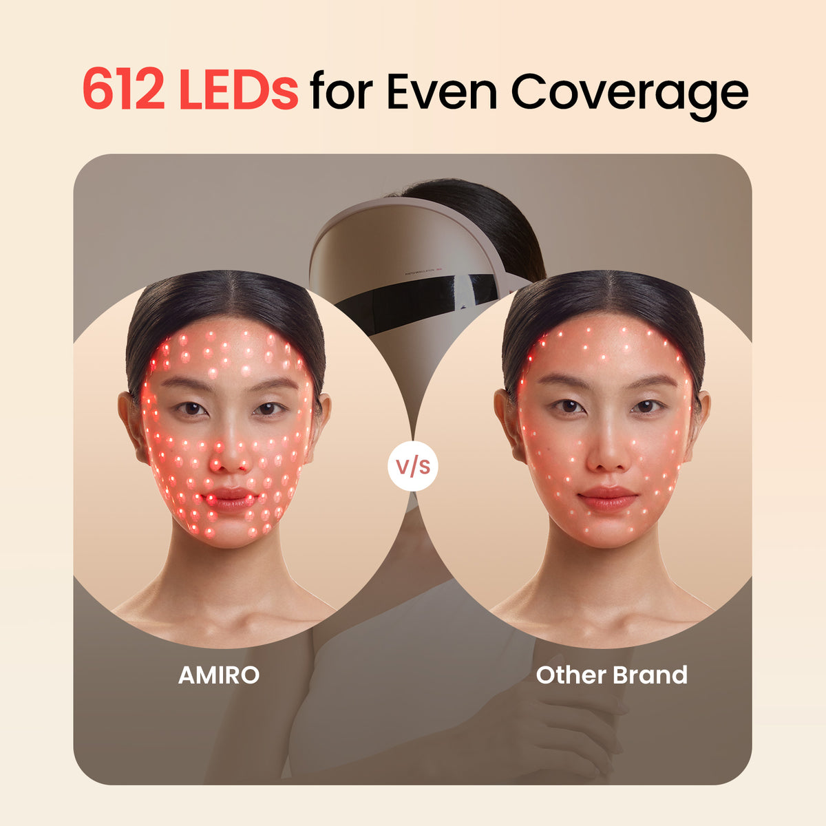 AMIRO Spectra 10-in-1 LED Light Therapy Mask