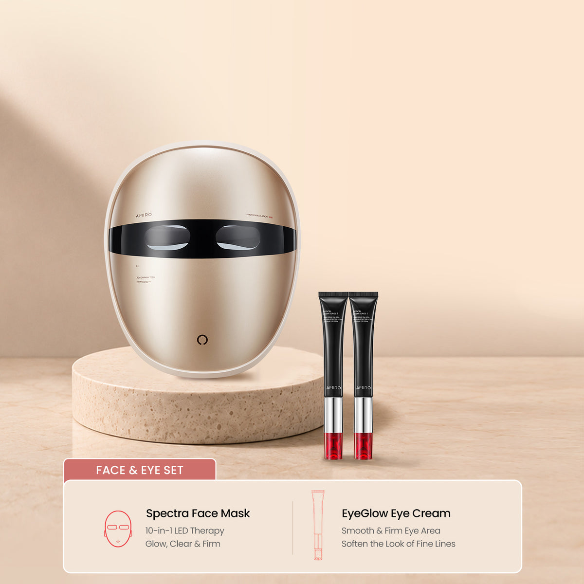AMIRO Spectra 10-in-1 LED Light Therapy Mask