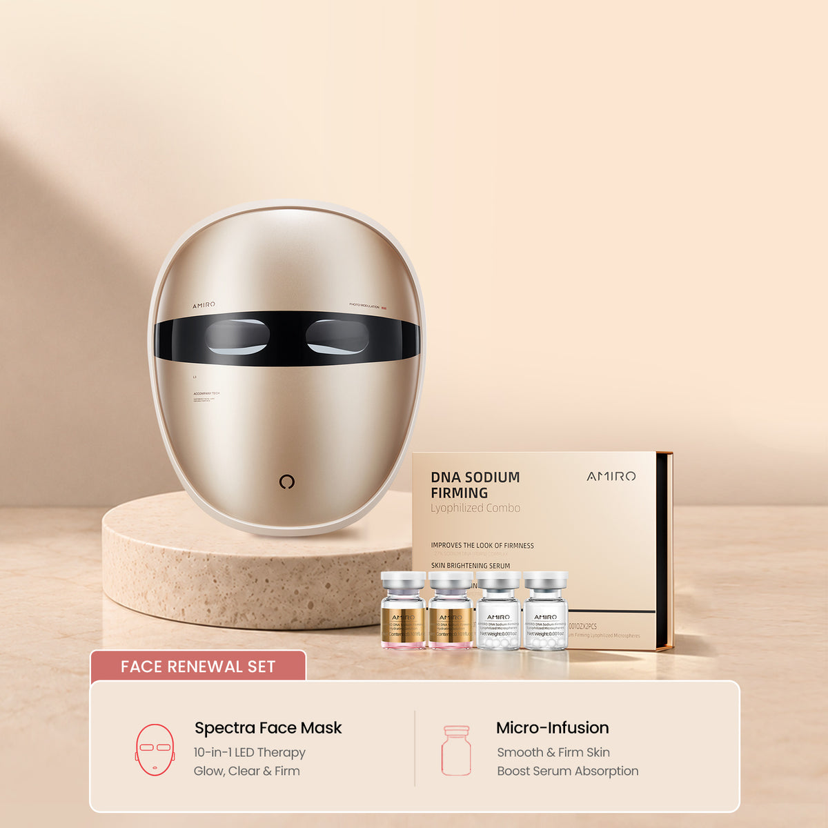 AMIRO Spectra 10-in-1 LED Light Therapy Mask