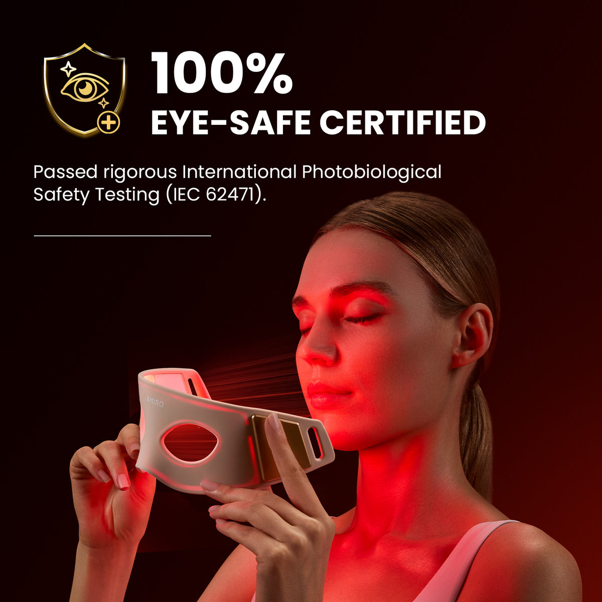 AMIRO Spectra Flex LED Eye Mask