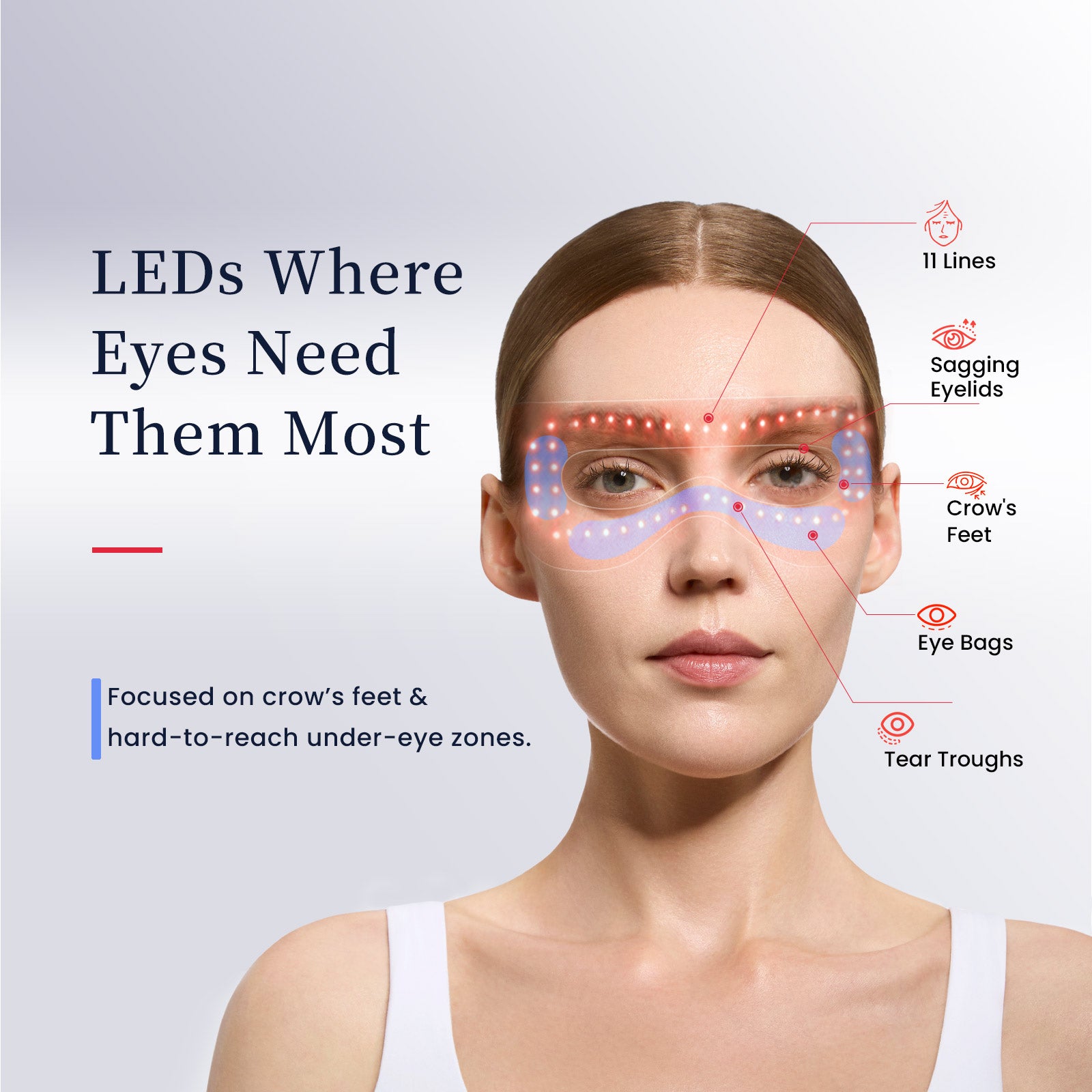 AMIRO Spectra LED Eye Mask