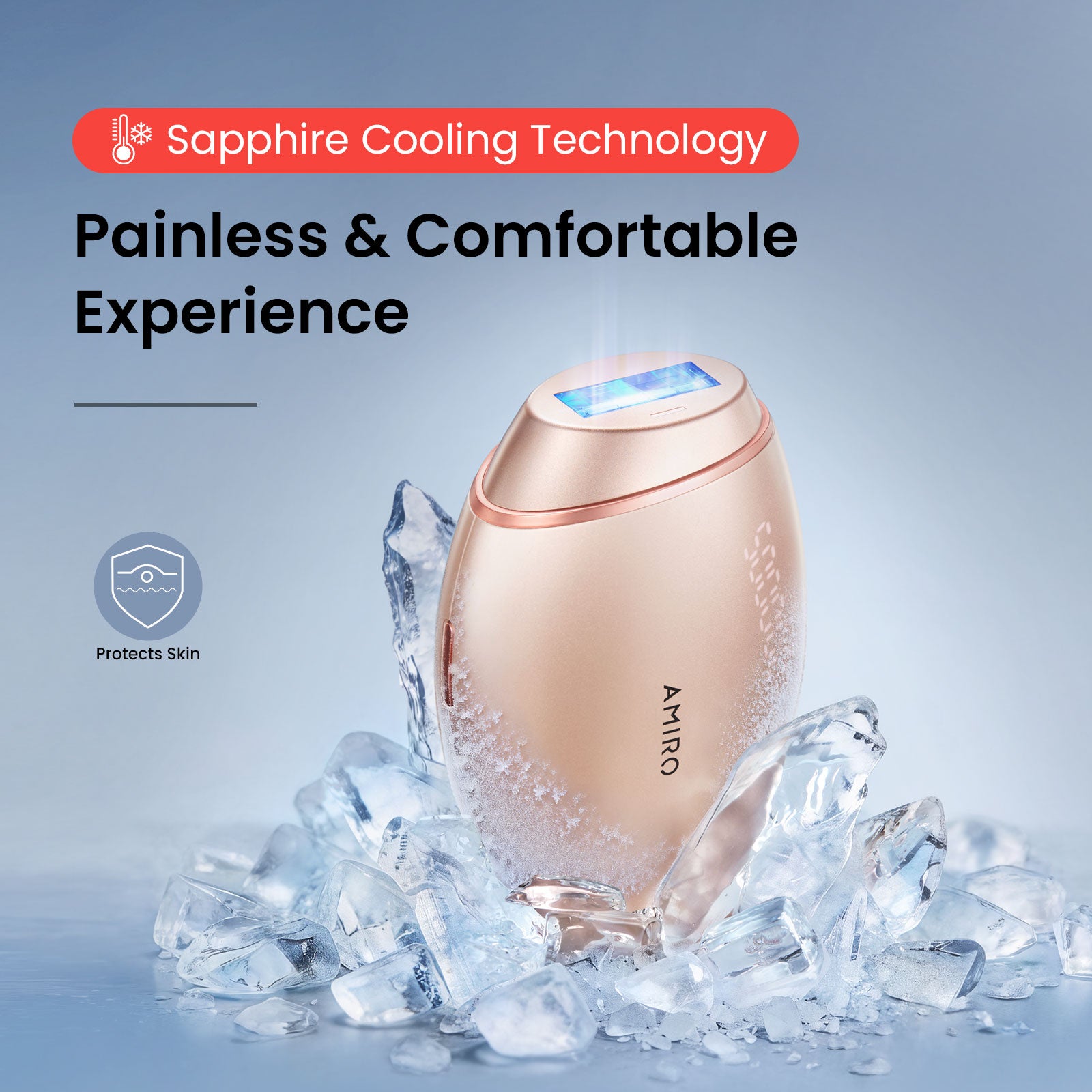 AMIRO T1 Smart IPL Hair Removal | Ice-Cooling Tech