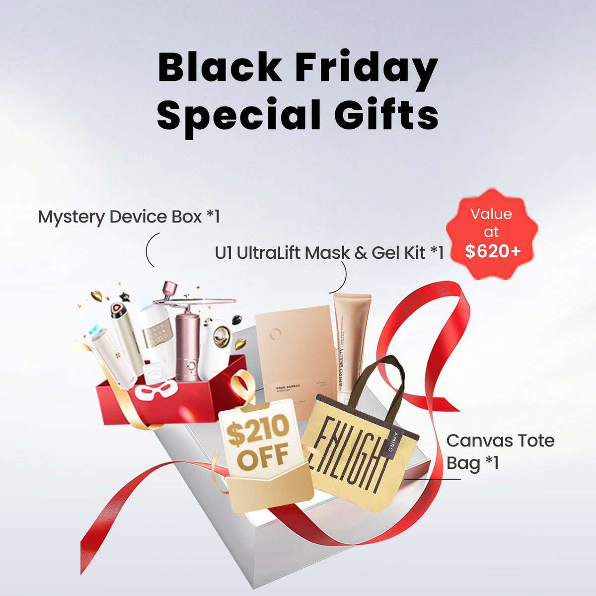 AMIRO U1 UltraLift Skin Tightening Ultrasound Facial Device