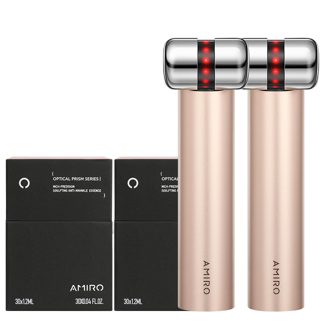 HydraGlow Booster<br><small>Red Light & Microcurrent + PDRN Serum Kit</small>