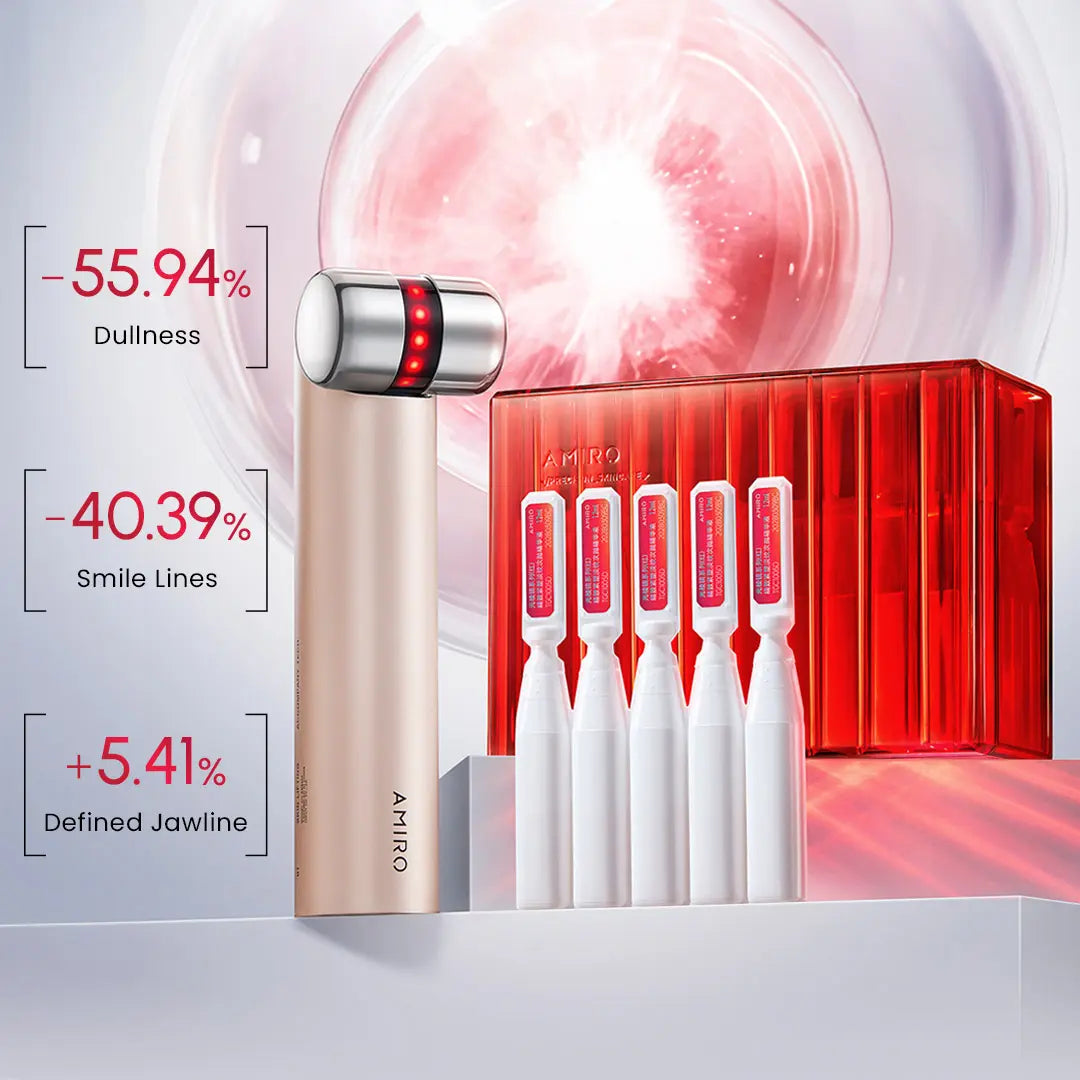 HydraGlow Booster<br><small>Red Light & Microcurrent + PDRN Serum Kit</small>