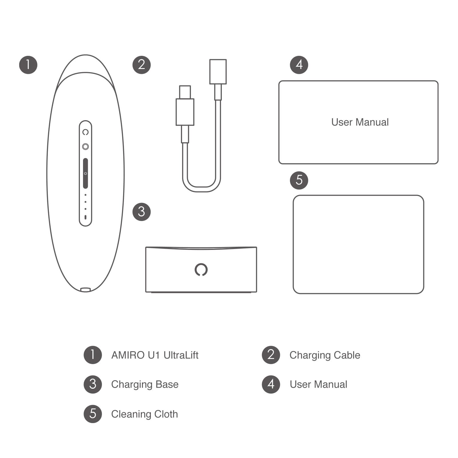 [DMAU Exclusive]AMIRO U1 UltraLift Skin Tightening Ultrasound Facial Device