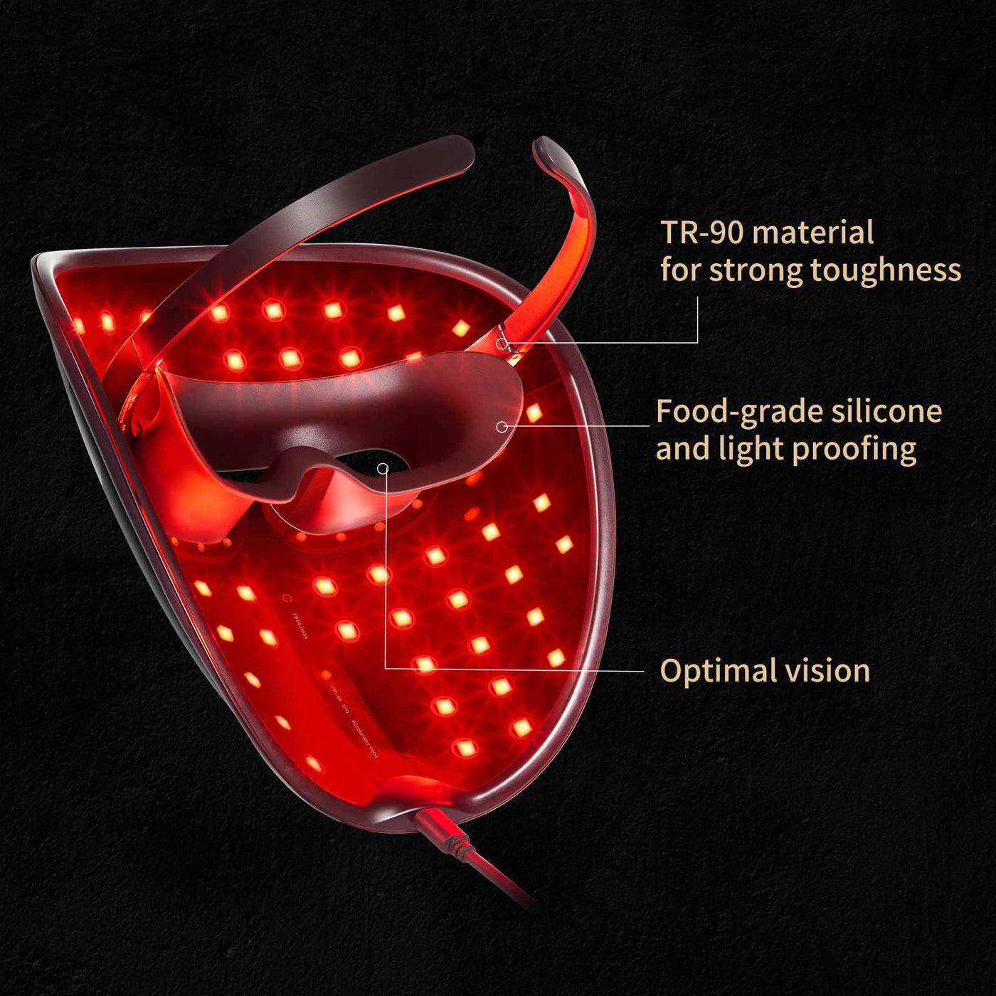 AMIRO L1 LED Facial Light Therapy Mask