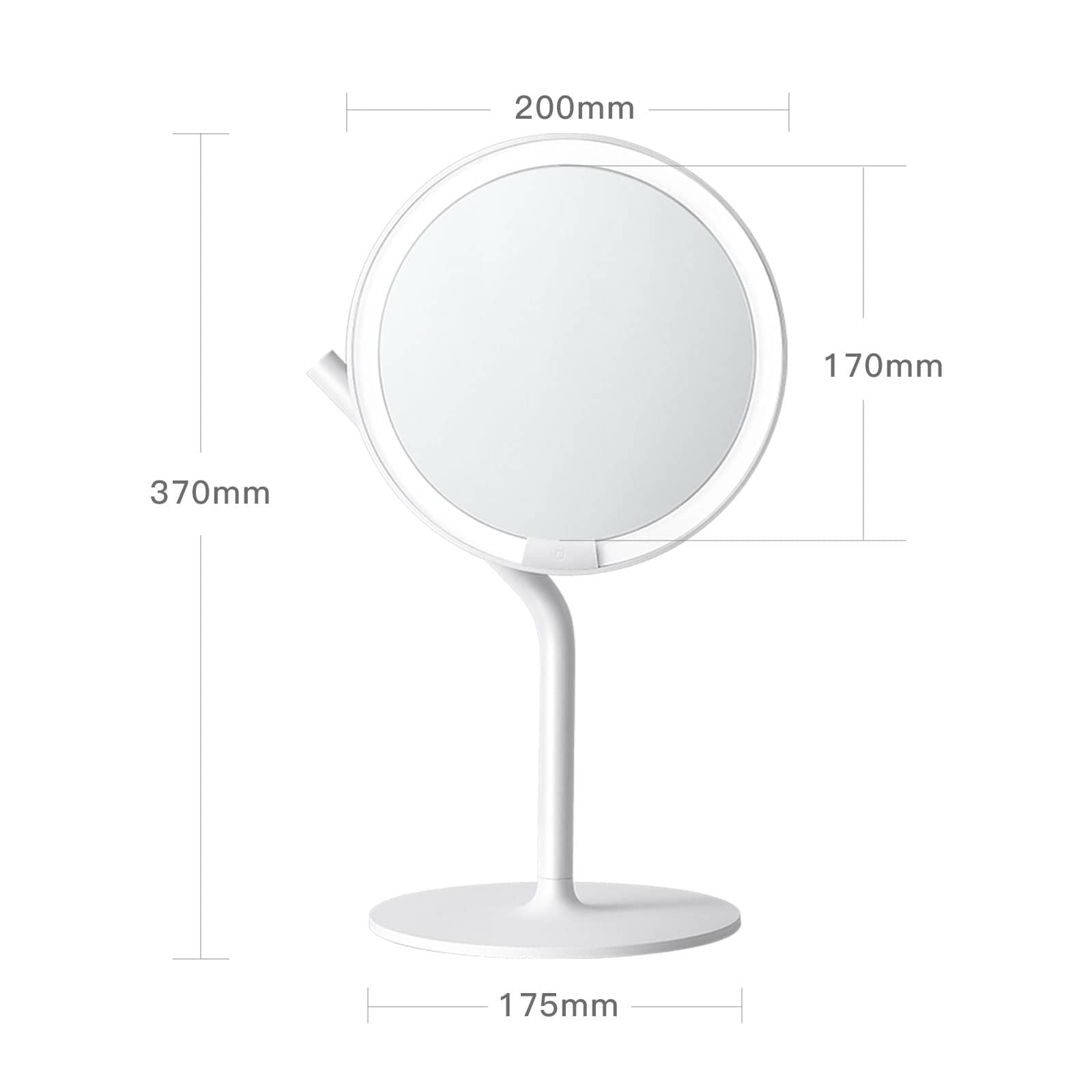 AMIRO Mini 2 Desk Makeup Mirror Amiro Official Store